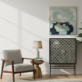 Bone Inlay Buffet Drinks Cabinet / Bar Cabinet – Diamond