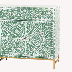 Jade Sideboard Buffet – Green Mother of Pearl Inlay