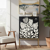 Bone Inlay Buffet Drinks Cabinet / Bar Cabinet