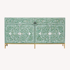Jade Sideboard Buffet – Green Mother of Pearl Inlay