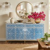 Jade Sideboard Buffet – Blue Bone Inlay
