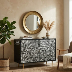 Azure Cabinet – Black Mother of Pearl Inlay