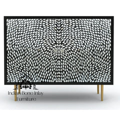 Azure Cabinet – Black Mother of Pearl Inlay