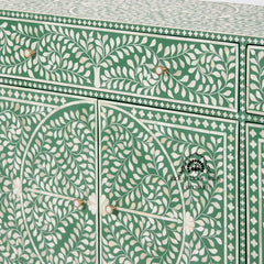 Jade Sideboard Buffet – Green Bone Inlay
