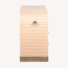 Bone Inlay 4 Drawer Chest of Drawers – Waterfall / Curved
