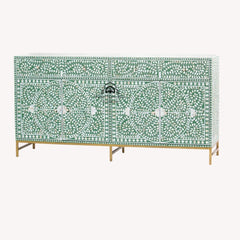 Jade Sideboard Buffet – Green Mother of Pearl Inlay