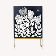 Bone Inlay Buffet Drinks Cabinet / Bar Cabinet