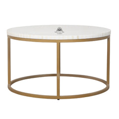 Bone Inlay Coffee Table – White Lines