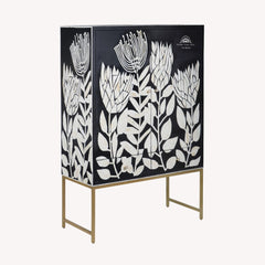 Bone Inlay Buffet Drinks Cabinet / Bar Cabinet