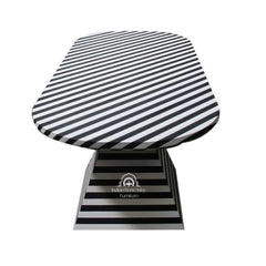 Erta Dining Table – Black Bone Inlay